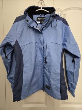 Wetskins Light Blue Outdoor Shell Jacket Medium